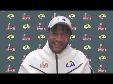 Rams LB Ernest Jones On Reaching Super Bowl LVI In First NFL Season video clip