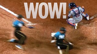 CRAZIEST PLAY OF THE YEAR?! 😳 Two Phillies players score AT THE SAME TIME!  🤯