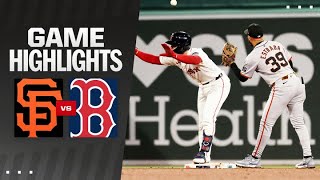 Giants vs. Red Sox Game Highlights (5/1/24) | MLB Highlights