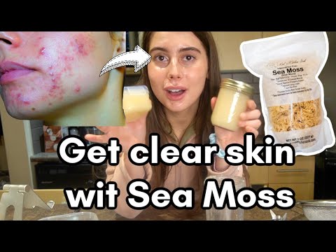 How to make Sea Moss for Acne Free Skin and Collagen Production!!!
