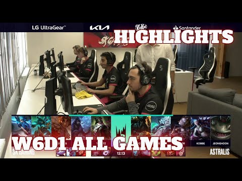 LEC W6D1 All Games Highlights | Week 6 Day 1 S12 LEC Summer 2022