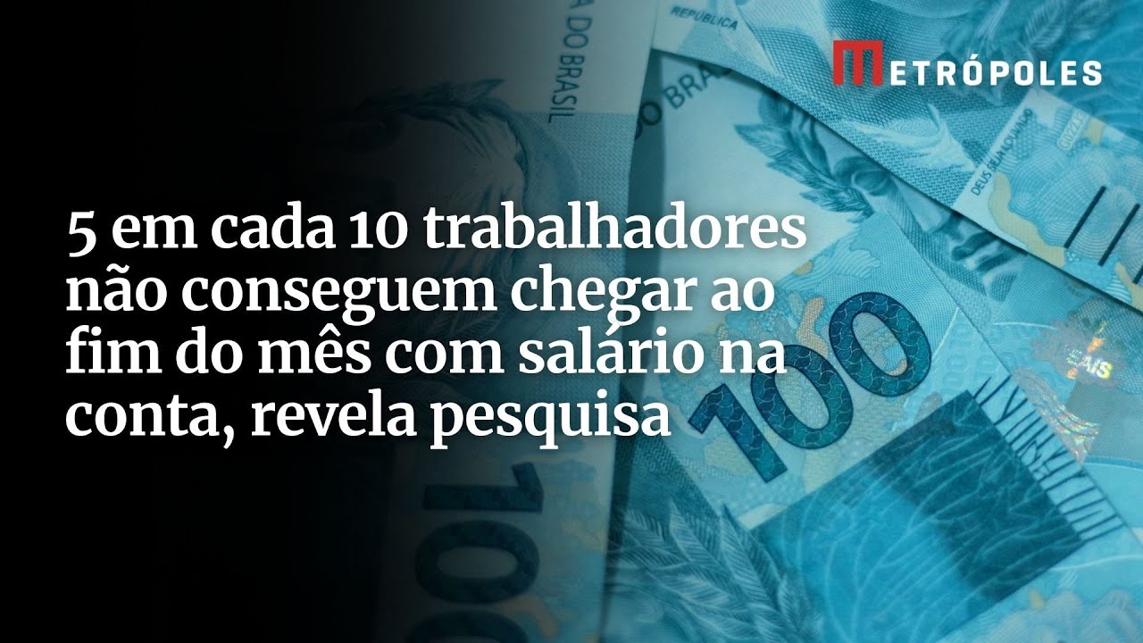 5 em cada 10 trabalhadores não conseguem chegar ao fim do mês com salário na conta, revela pesquisa