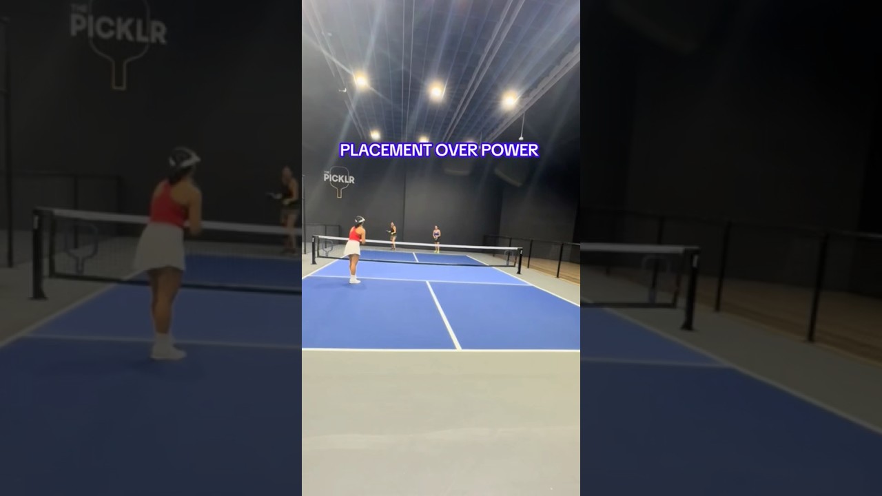 The Power Of Placement #pickleball #pickleballtips #pickleballvideos