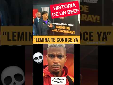 💥EL BEEF ENTRE LEMINA Y LAMINE QUE ACABÓ ASÍ #championsleague #lamineyamal #shorts