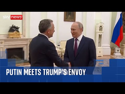 Ukraine war: Donald Trump's envoy meets Putin for talks