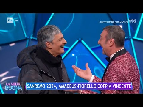 Sanremo 2024, Amadeus-Fiorello coppia vincente - La Volta Buona 12/02/2024