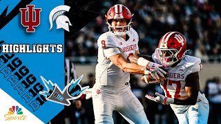 Indiana Hoosiers vs. Michigan State Spartans | COLLEGE FOOTBALL HIGHLIGHTS | 11/2/24 | NBC Sports