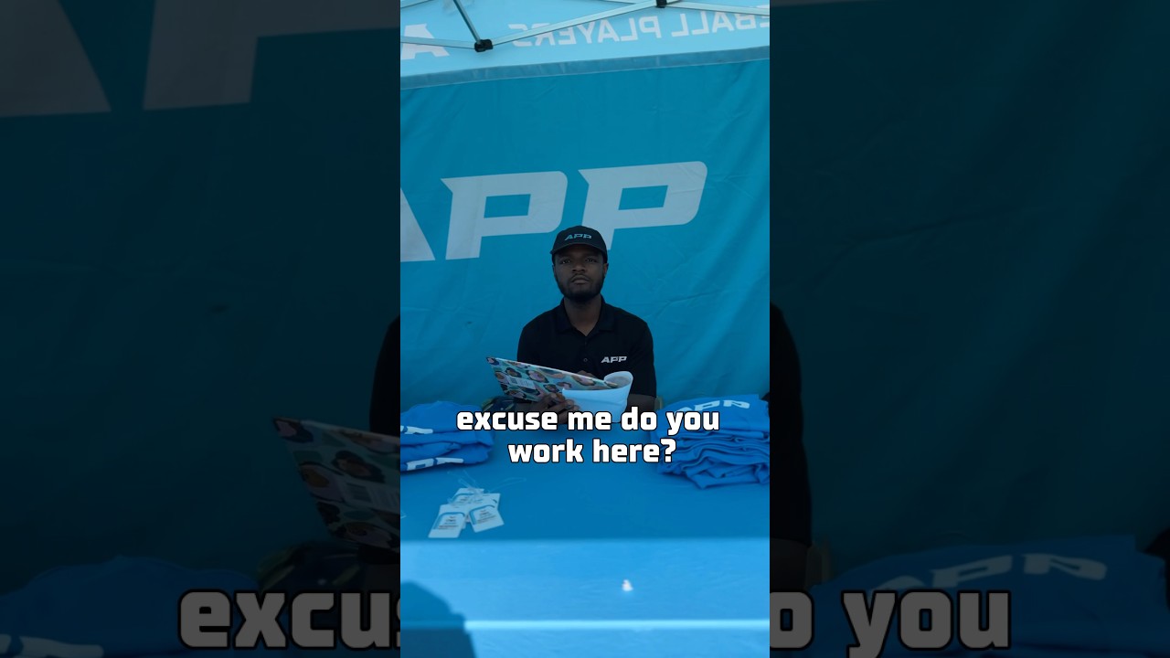 Excuse me, do you work here? #Pickleball #APPTour #APPFamily