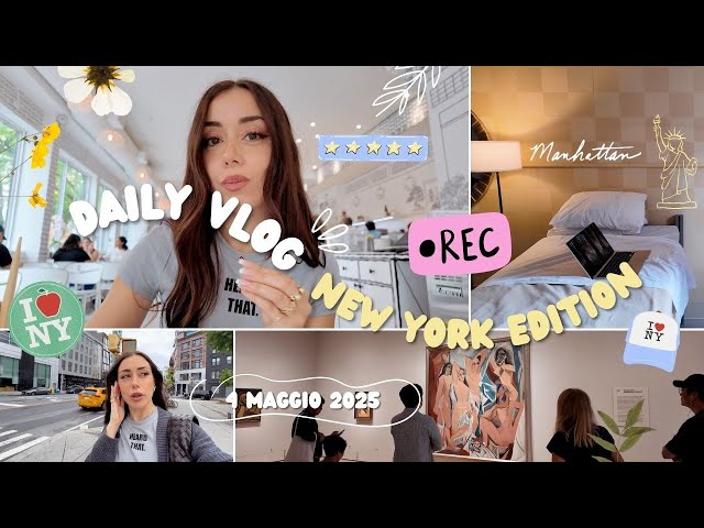 SONO DI NUOVO A NEW YORK!! 🍎 | NYC VLOG 04/05/25