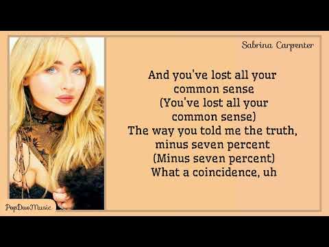 Sabrina Carpenter - Coincidence Lyrics | PopDuoMusic