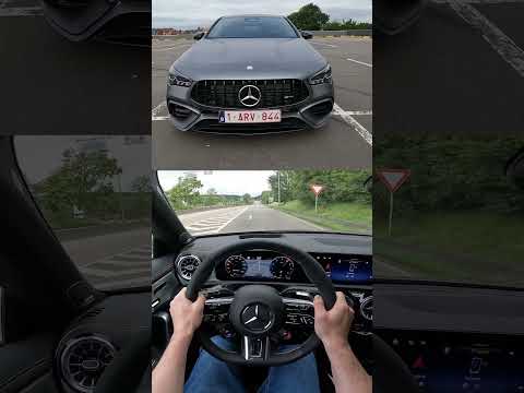 MERCEDES AMG CLA 45 S 4MATIC+ SHOOTING BRAKE 421 HP ACCELERATION 0-100 KM/H IN 4,1 SEC!