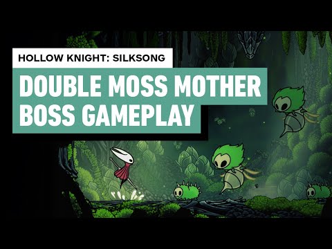Hollow Knight: Silksong Boss Fight - Double Moss Mother (Weavenest Atla)