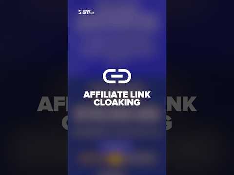 🔗 Affiliate Link Cloaking 💰 #affiliatemarketing