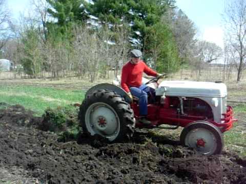 Plowing with a ford 8n #7