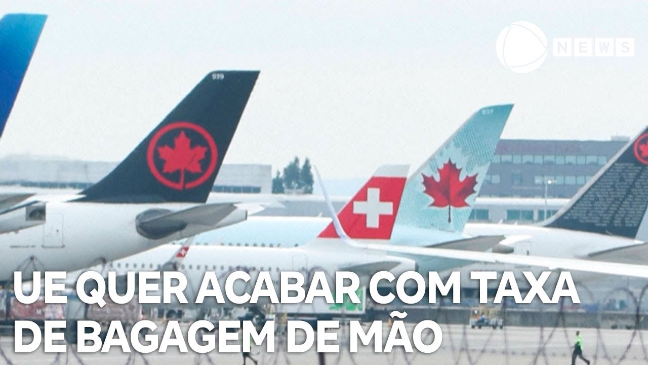 União Europeia quer acabar com cobrança de bagagem de mão