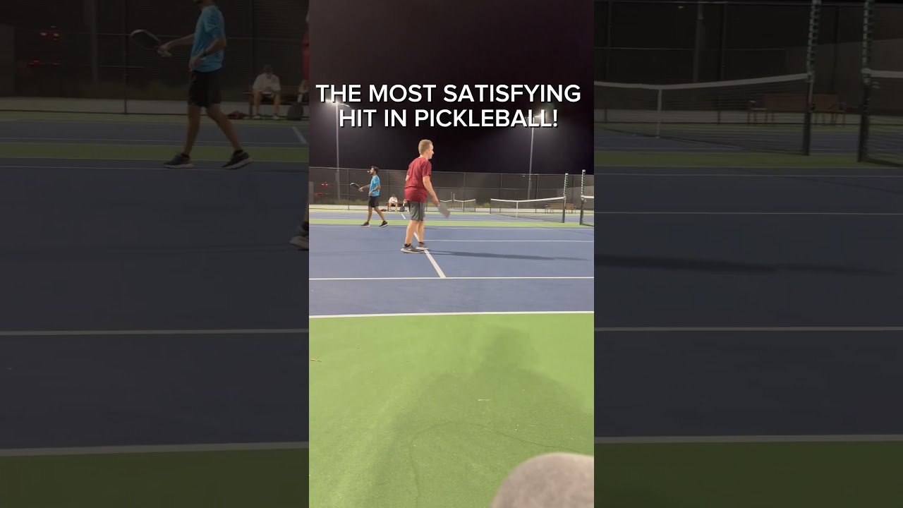 The Most Satisfying Hit In Pickleball!