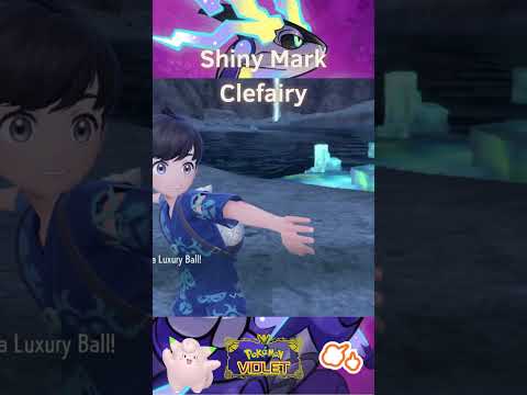 Shiny Clefairy with Driven Mark #shinypokemonhunter #pokemonscarletandviolet #shinypokemon #pokemon