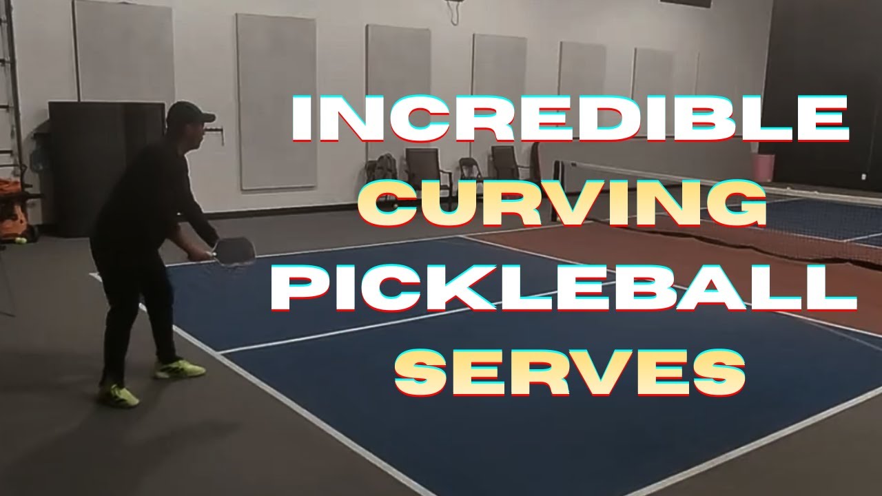 Learn From A Pickleball Beautiful Mind - Incredible Curving Pickleball Serves