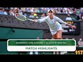 Krejcikova Battles Through  Barbora Krejcikova v Elena Rybakina  Highlights  Wimbledon 2024