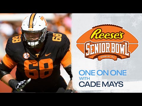 Cade Mays at the Senior Bowl | 1-on-1 Interview video clip