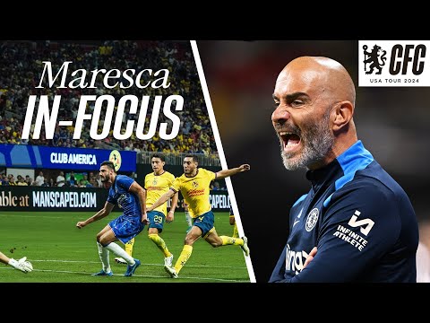 Enzo Maresca REACTS LIVE to Club America WIN! | Maresca Cam | Chelsea FC USA TOUR 2024