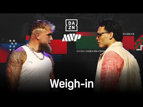 JAKE PAUL VS. JULIO CESAR CHAVEZ JR WEIGH IN LIVESTREAM
