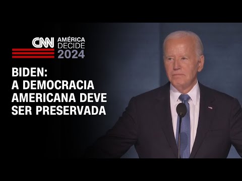 Biden: A democracia americana deve ser preservada | AMÉRICA DECIDE