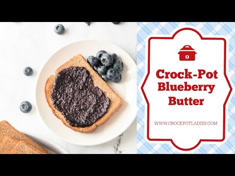 Crock Pot Blueberry Butter Recipe