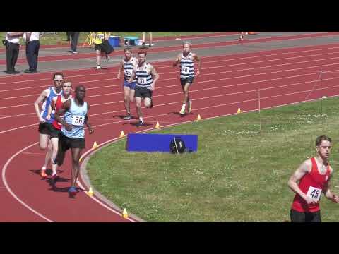 1500m Senior Men Final Kent Championships 14th May 2022
