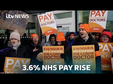 Doctors and teachers in England offered 4% pay rise from government | ITV News