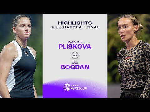 Karolina Pliskova vs. Ana Bogdan  | 2024 Cluj-Napoca Final | WTA Match Highlightss