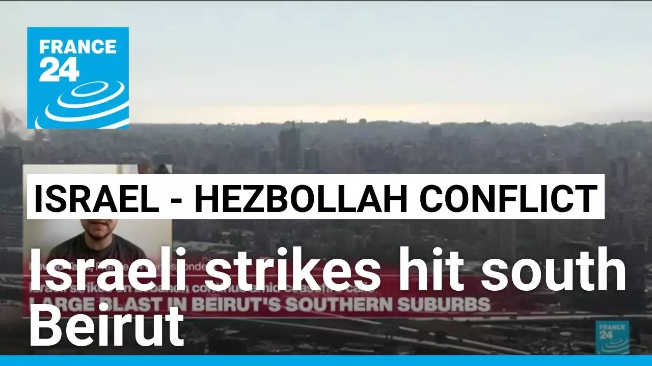 Israeli air strikes hit apartment building in south Beirut • FRANCE 24 English