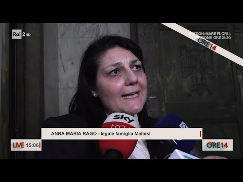 L'avv. Anna Maria Rago, legale della famiglia Maltesi - Ore 14 del 21/02/2024