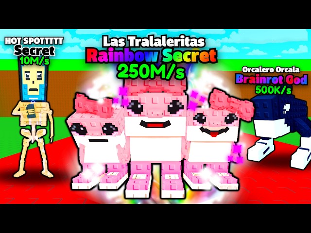 I used INFINITE LUCK to UNLOCK EVERY NEW BRAINROT in Roblox Steal a Brainrot!