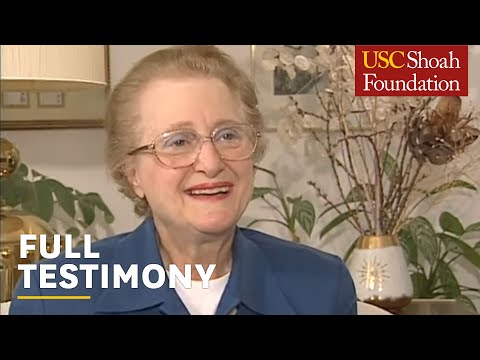 “I felt that I was not a survivor” | Child Holocaust Survivor Edith Maniker | USC Shoah Foundation