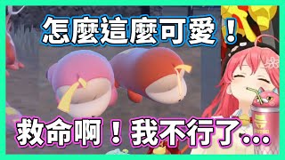 Miko看到呆火鱷超可愛的一幕竟當場直接升天！？【hololive/さくらみこ】