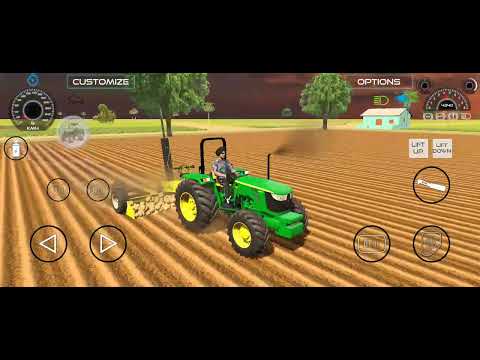 New JonDher 5075 4x4 Tractor stand Power test guys #Indian #vehicles #simulator #3D