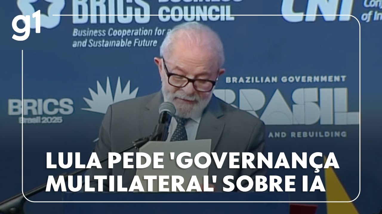 Lula pede ‘governança multilateral’ sobre IA