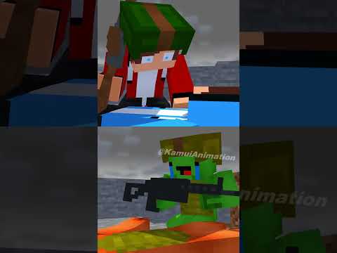 Who to HELP? - MAIZEN Minecraft Animation #shorts