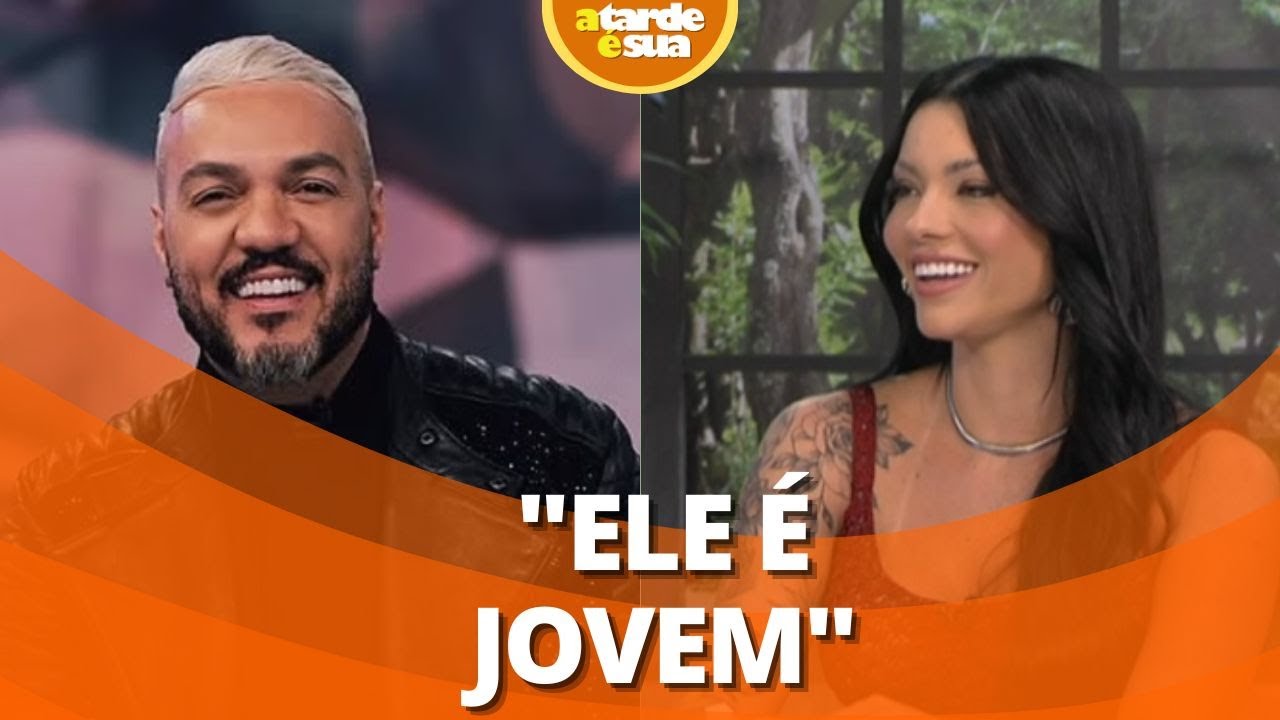 Namorada de Belo sobre ser mais nova que cantor: “Achei que iam pegar pesado nisso”
