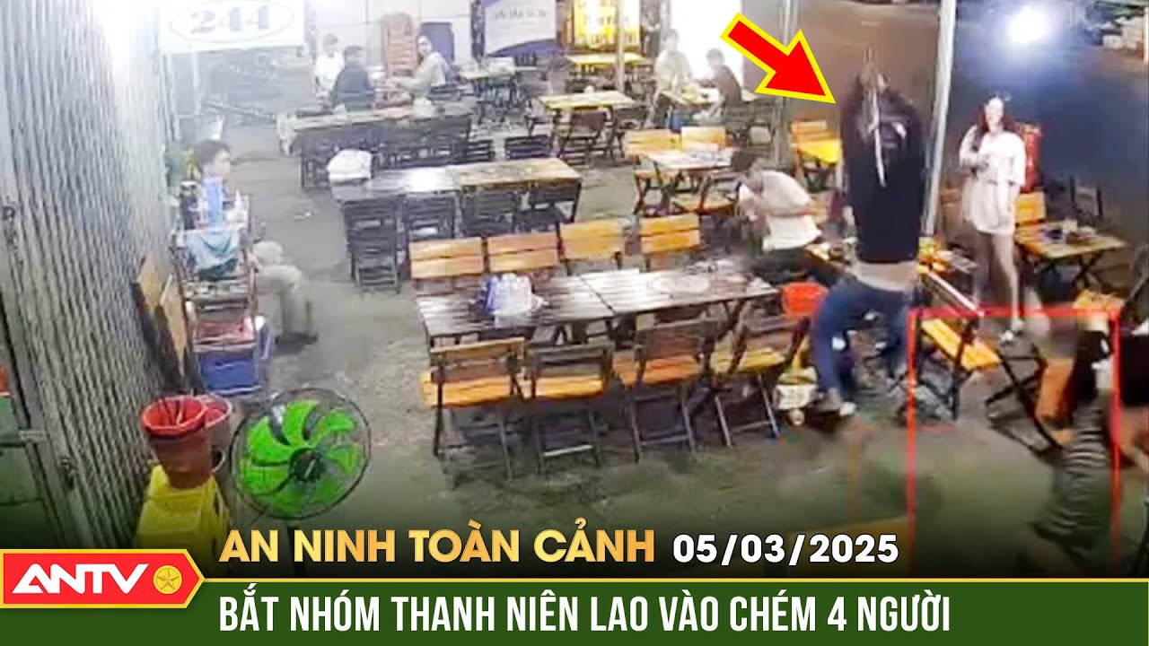Bắt 4 đối tượng cầm hung khí xông vào quán chém loạn xạ | An ninh toàn cảnh ngày 5/3 | ANTV