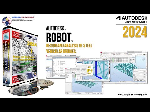 Autodesk Robot Structural 2024 Tutorial | Steel Bridges.