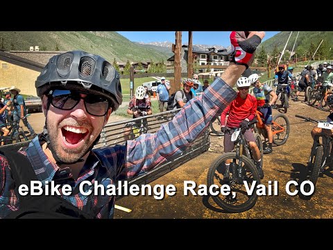 Our First eBike Challenge Race! Vail Colorado Mountain Games