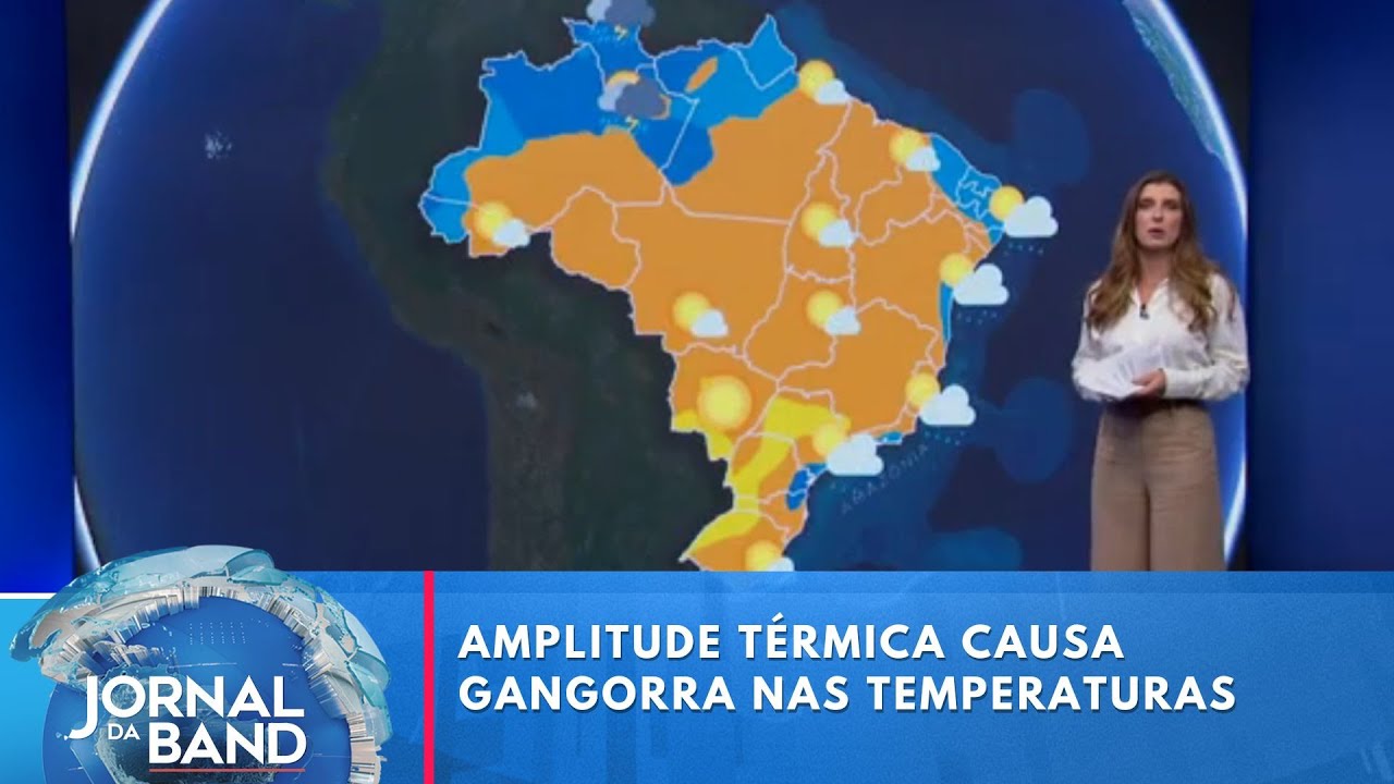 Amplitude térmica causa gangorra nas temperaturas