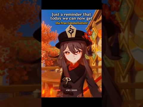 Just a reminder that TODAY we can now get The FREE CONSTELLATION! (Genshin Impact) #genshin #shorts