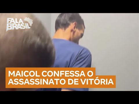 Roberto Cabrini revela que Maicol assinou documento onde confessa ter matado Vitória Regina