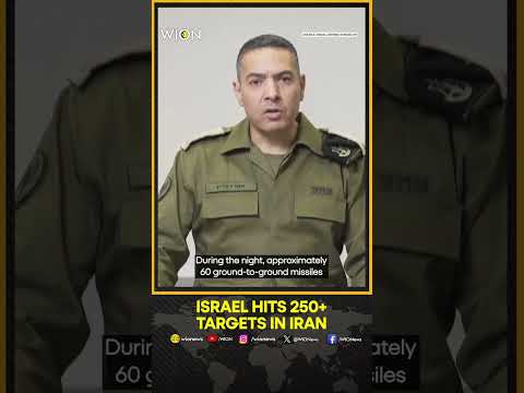 More Than 250 Targets Struck in Iran Over Last Three Days, Israeli Military Spokesman Says | WION