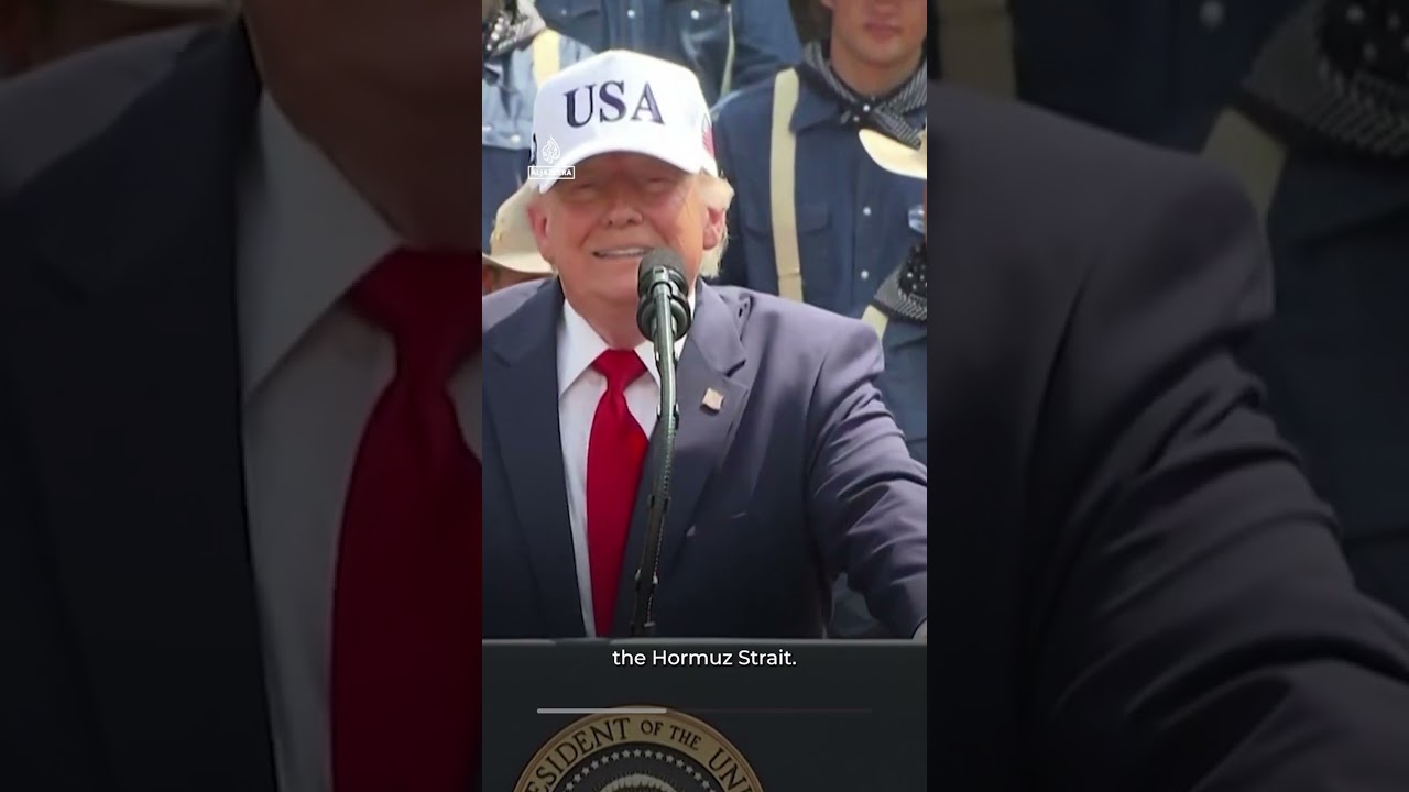 Trump says record boats leaving Hormuz, calls communism ‘biggest threat'