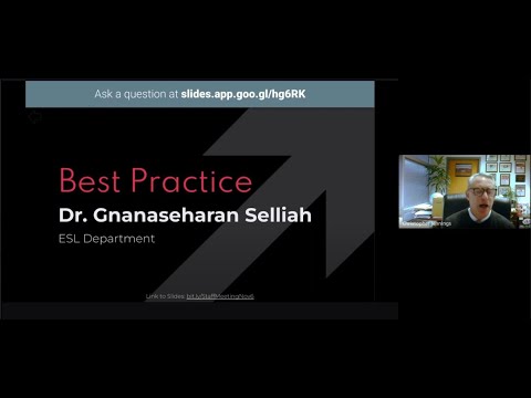 Best Teaching Pratice- Dr. Gnanaseharan Selliah