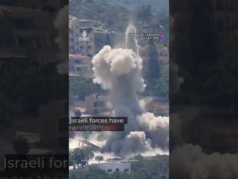 Israeli forces intensify attacks in southern Lebanon